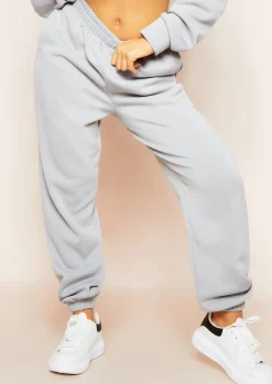 Alana Pastel Blue Casual Joggers^Missy Empire Fashion