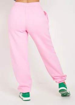 Clearance Annabella Baby Pink Printed Cuffed Joggers Women Tracksuits