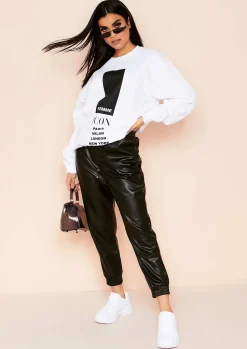 Best Sale Austyn White Slogan Femme Icon Oversized Sweatshirt Women Loungewear