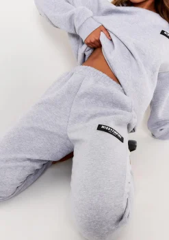 Cheap Ayla Grey Tab Joggers Women Loungewear