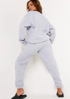 Cheap Ayla Grey Tab Joggers Women Loungewear