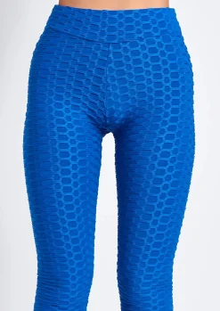 Cheap Ayvia Blue Waffle Active Ruched Bum Leggings Women Leggings