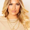 Store Cara Gold Multi Layered Chain Necklace Women Necklaces