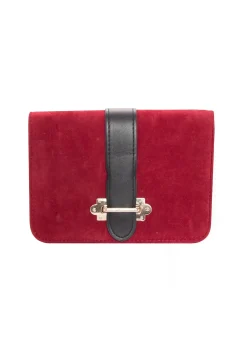 Sale Charlotte Red Suede Belted Bumbag Women Bags & Purses