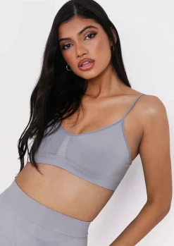 Outlet Ciara Grey Seamless Shapewear Strappy Bralet Women Seamless & Shapewear