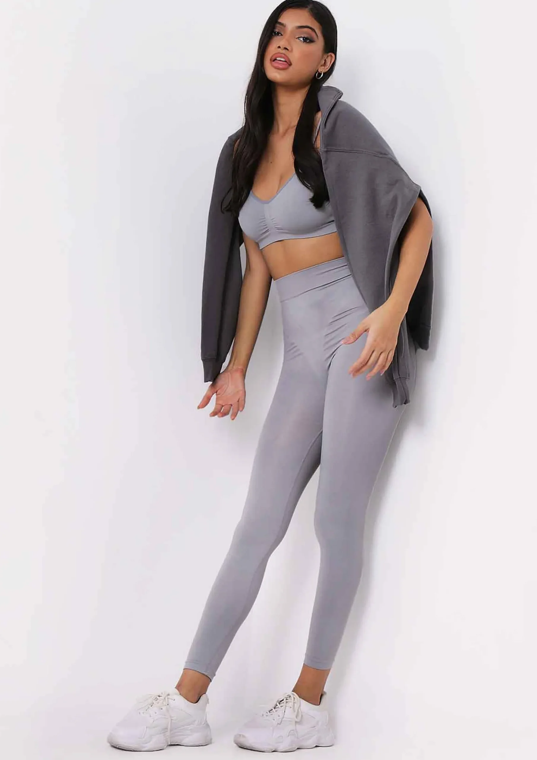 Outlet Ciara Grey Seamless Shapewear Strappy Bralet Women Seamless & Shapewear