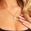 Sale Cora Gold Reversible Flower Detail Necklace Women Necklaces