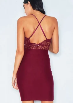 Dakota Wine Soft Knit Button Midi Skirt^Missy Empire Cheap