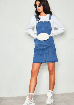 Online Em Denim Dungaree Dress Women Dresses