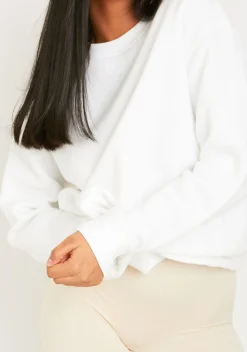 Shop Esther Cream Oversized Sweatshirt Women Loungewear