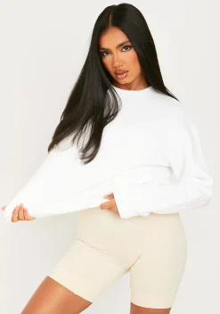 Shop Esther Cream Oversized Sweatshirt Women Loungewear