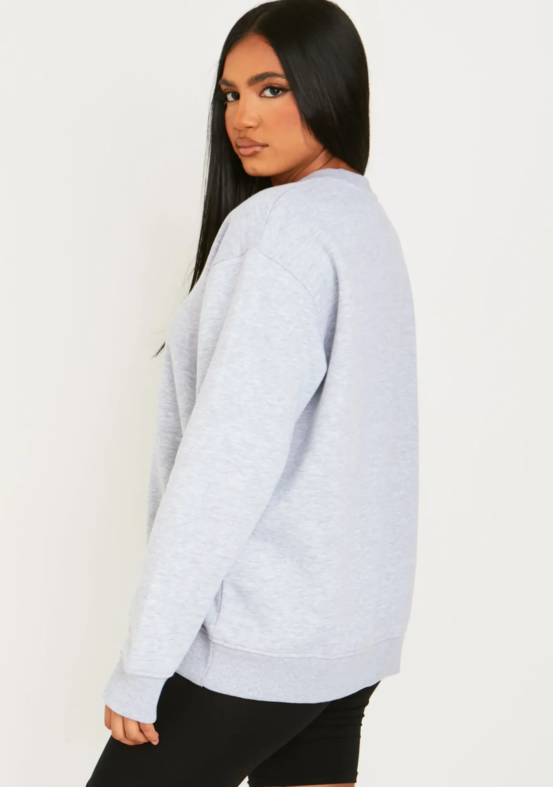 Shop Esther Grey Oversized Sweatshirt Women Loungewear