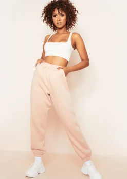 Evelyn Nude Slinky Square Neck Extreme Crop Top^Missy Empire Flash Sale