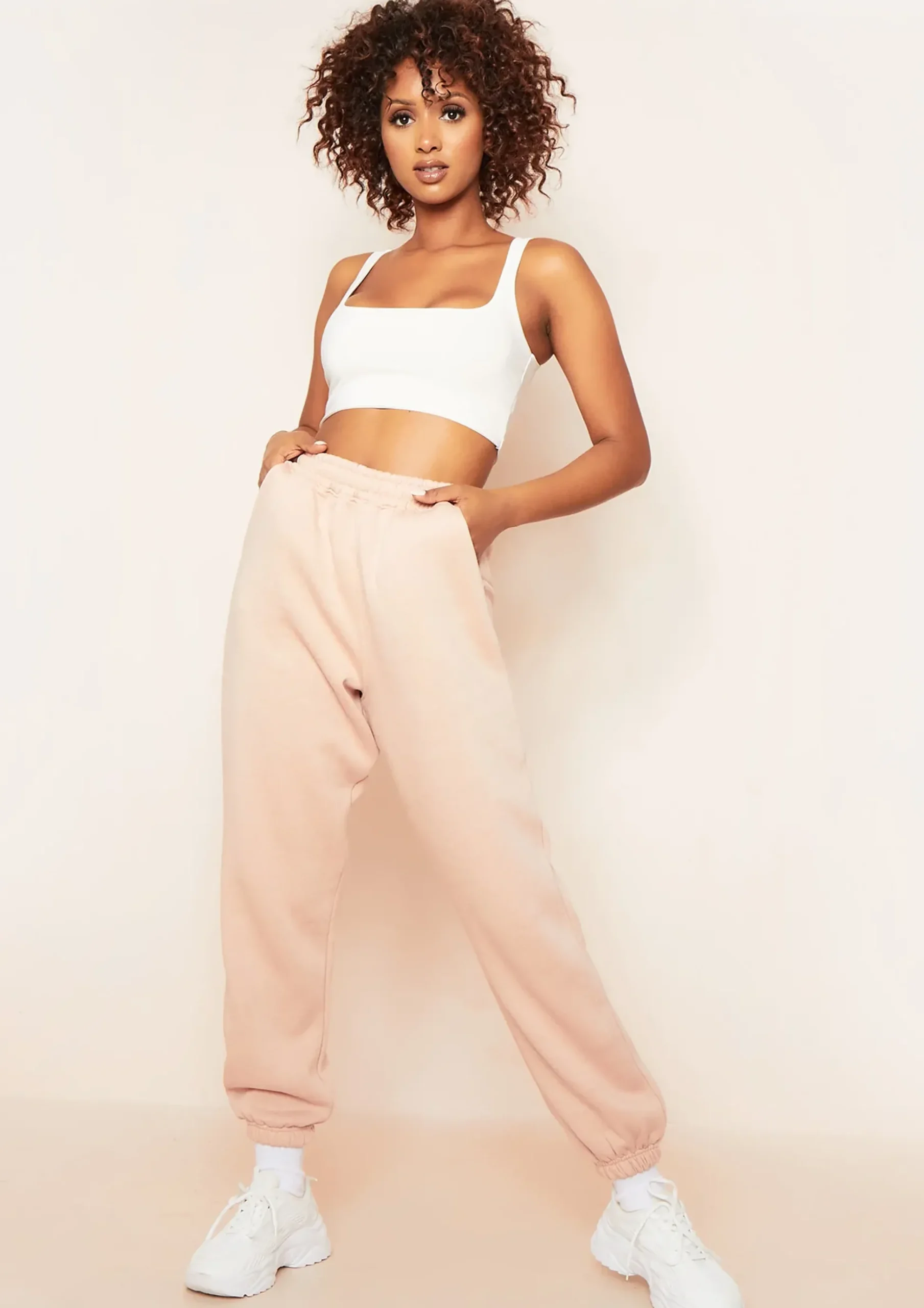 Evelyn Nude Slinky Square Neck Extreme Crop Top^Missy Empire Flash Sale