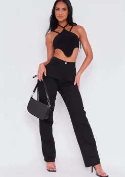Evie Black Structured Corset Top^Missy Empire Cheap