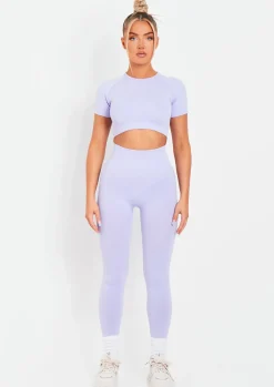 Online Frankie Lilac Seamless Gym Co-Ord Women Seamless & Shapewear