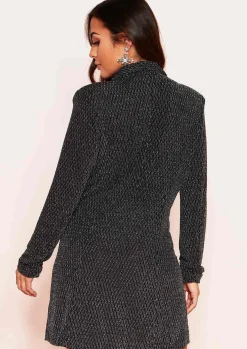 Cheap Heidy Silver Stitch Detail Blazer Dress Women Dresses