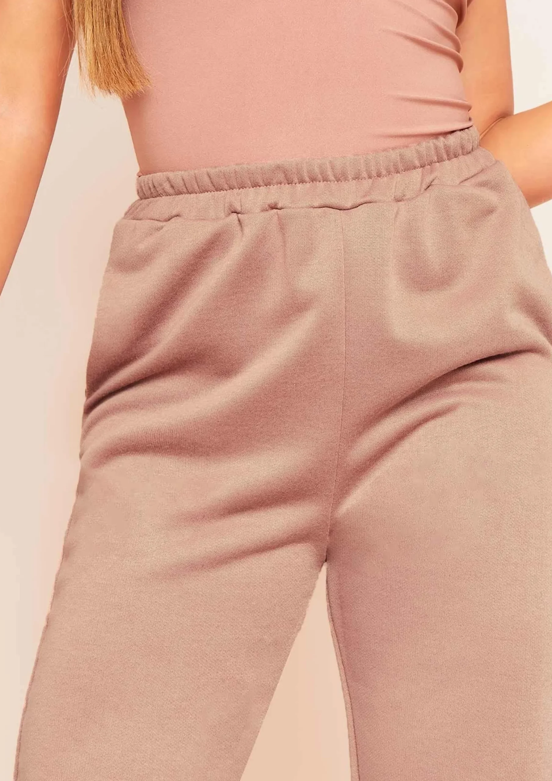Store Hilma Mocha Casual Loopback Joggers Women Loungewear