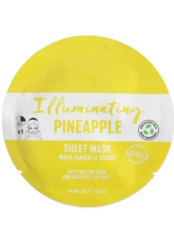 Hot Illuminating Pineapple Sheet Face Mask Women Beauty