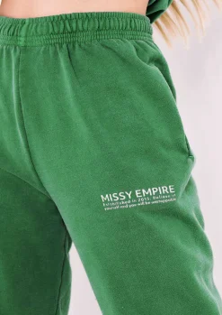 Online Imogen Green Text Oversized Joggers Women Tracksuits