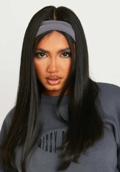 Hot Jessy Grey Jersey Headband Women Hair Accessories