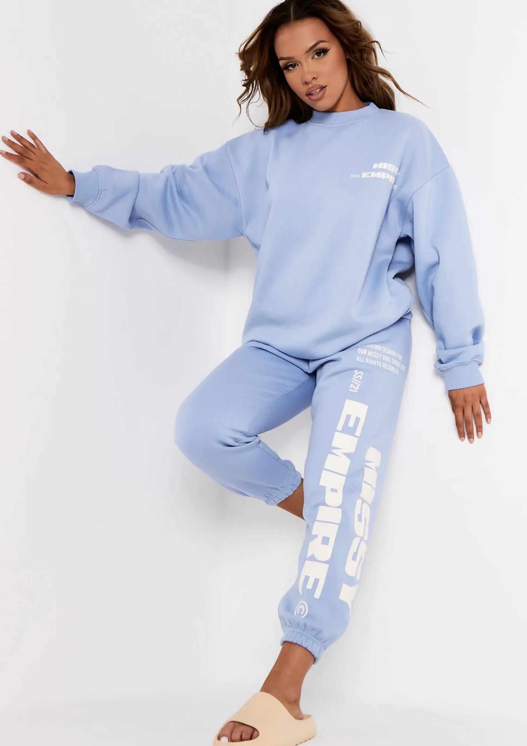 Discount Layla Blue Slogan Joggers Women Loungewear