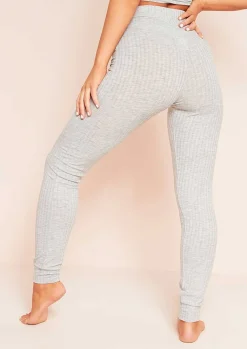 Best Sale Layla Grey Mix & Match Ribbed Lounge Skinny Jogger Women Loungewear