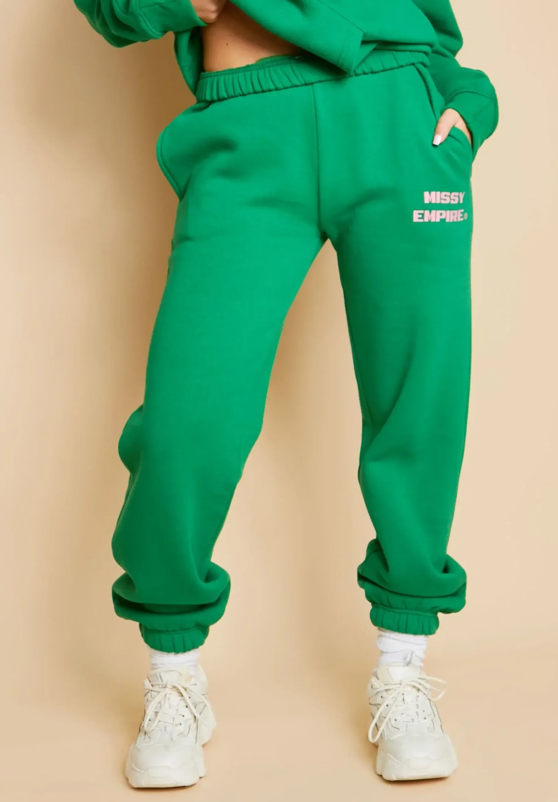Sale Lola Green Athletics Jogger Women Tracksuits