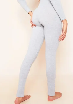 Cheap Lola Grey Split Hem Leggings Women Loungewear