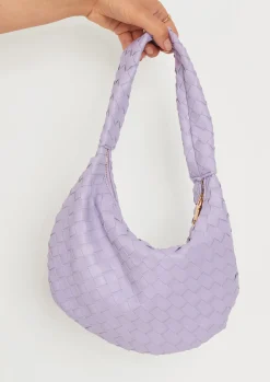Best Marion Lilac Woven Shoulder Bag Women Bags & Purses