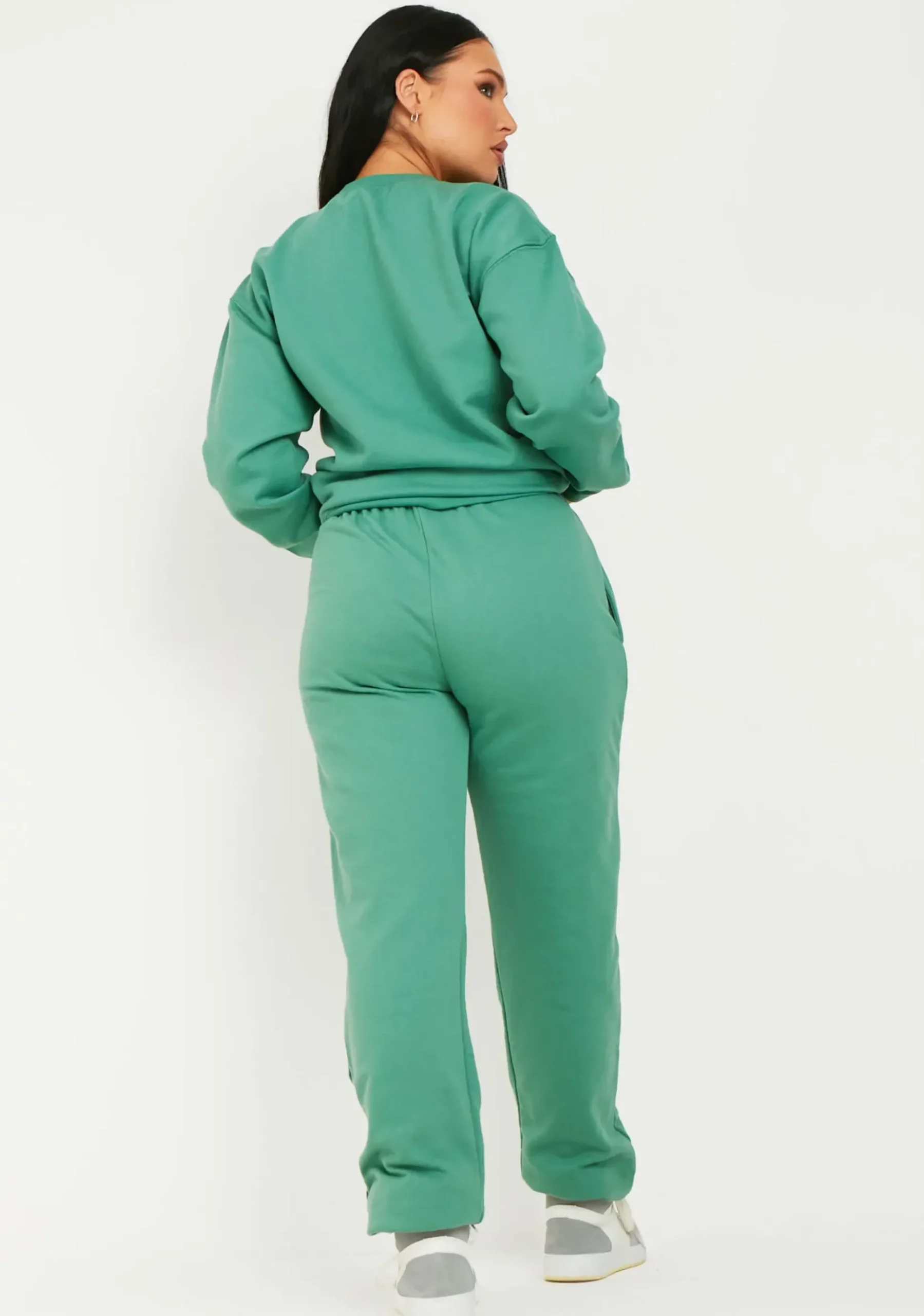 Flash Sale Marnie Washed Green Motocross Jogger Women Tracksuits