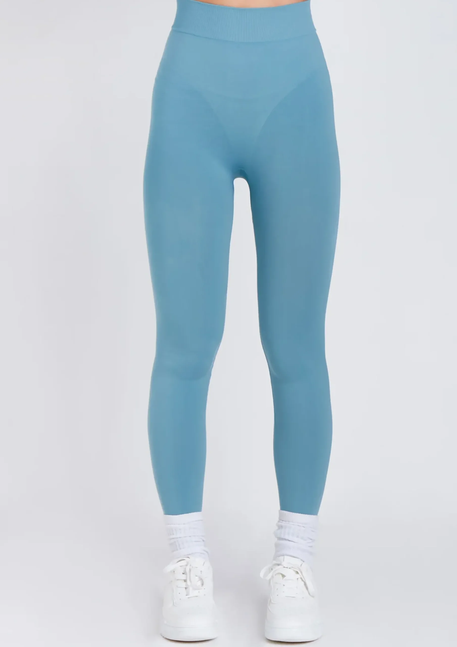 Fashion Meghan Blue High Waisted Body Sculpting Seamless Leggings Women Seamless & Shapewear