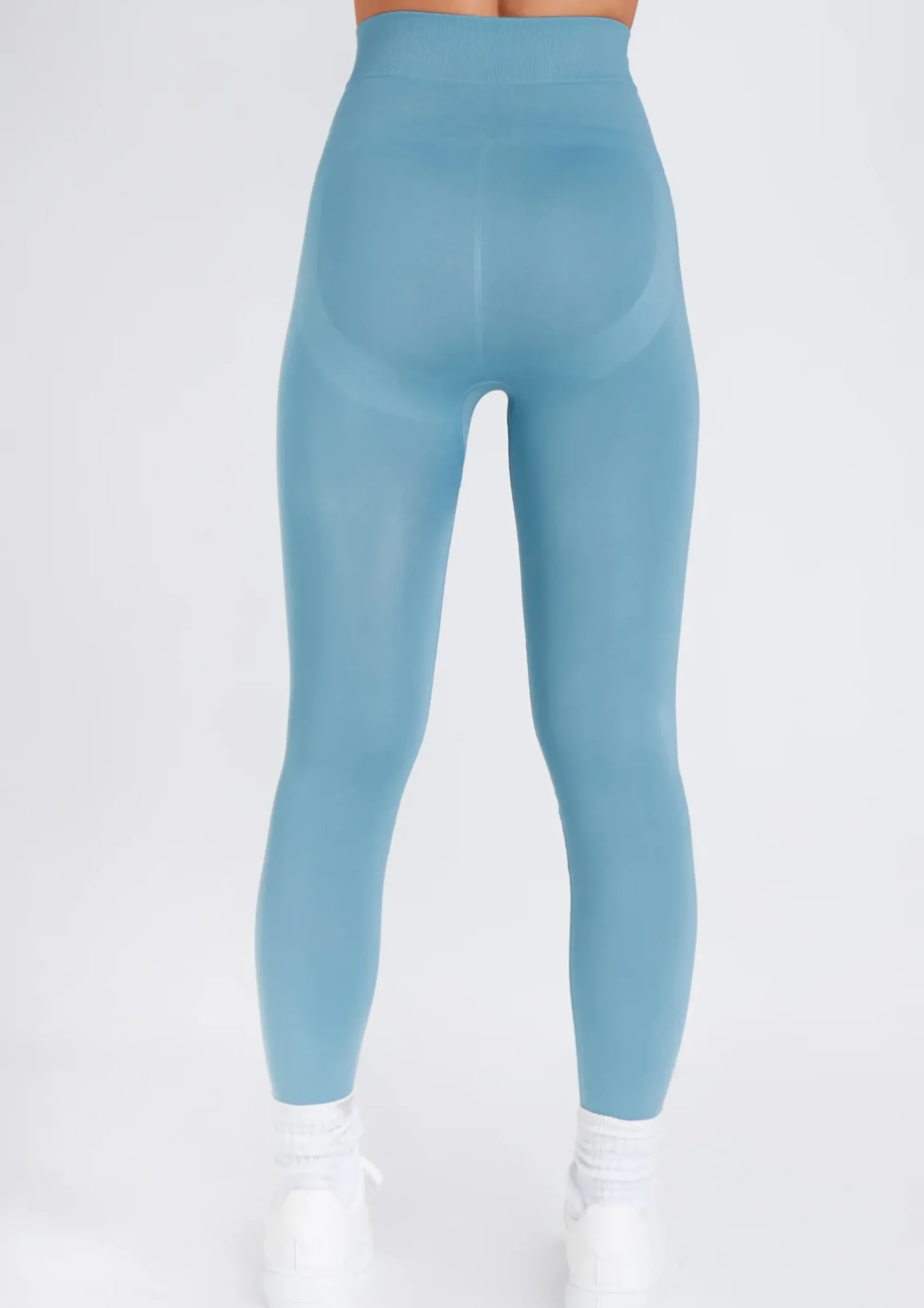 Fashion Meghan Blue High Waisted Body Sculpting Seamless Leggings Women Seamless & Shapewear