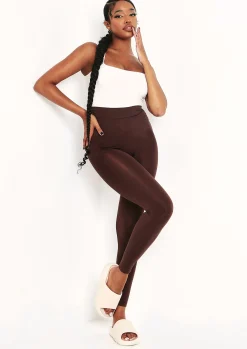 Best Sale Meghan Chocolate High Waisted Body Sculpting Seamless Leggings Women Seamless & Shapewear