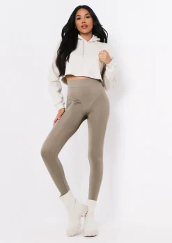 Fashion Meghan Olive High Waisted Body Sculpting Seamless Leggings Women Seamless & Shapewear