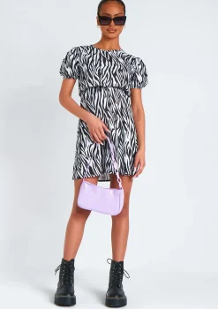 Best Sale Melanie Zebra Print Day Dress Women Dresses