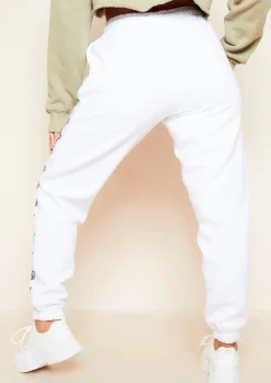 Clearance Melila White And Black Angel Energy Slogan Joggers Women Loungewear
