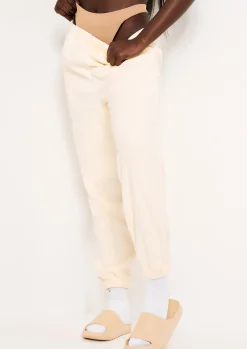 New Melina Cream Fleece Joggers Women Loungewear