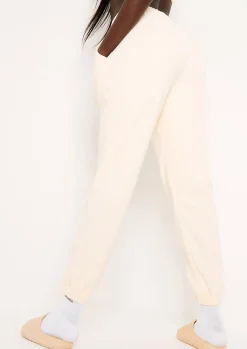 New Melina Cream Fleece Joggers Women Loungewear