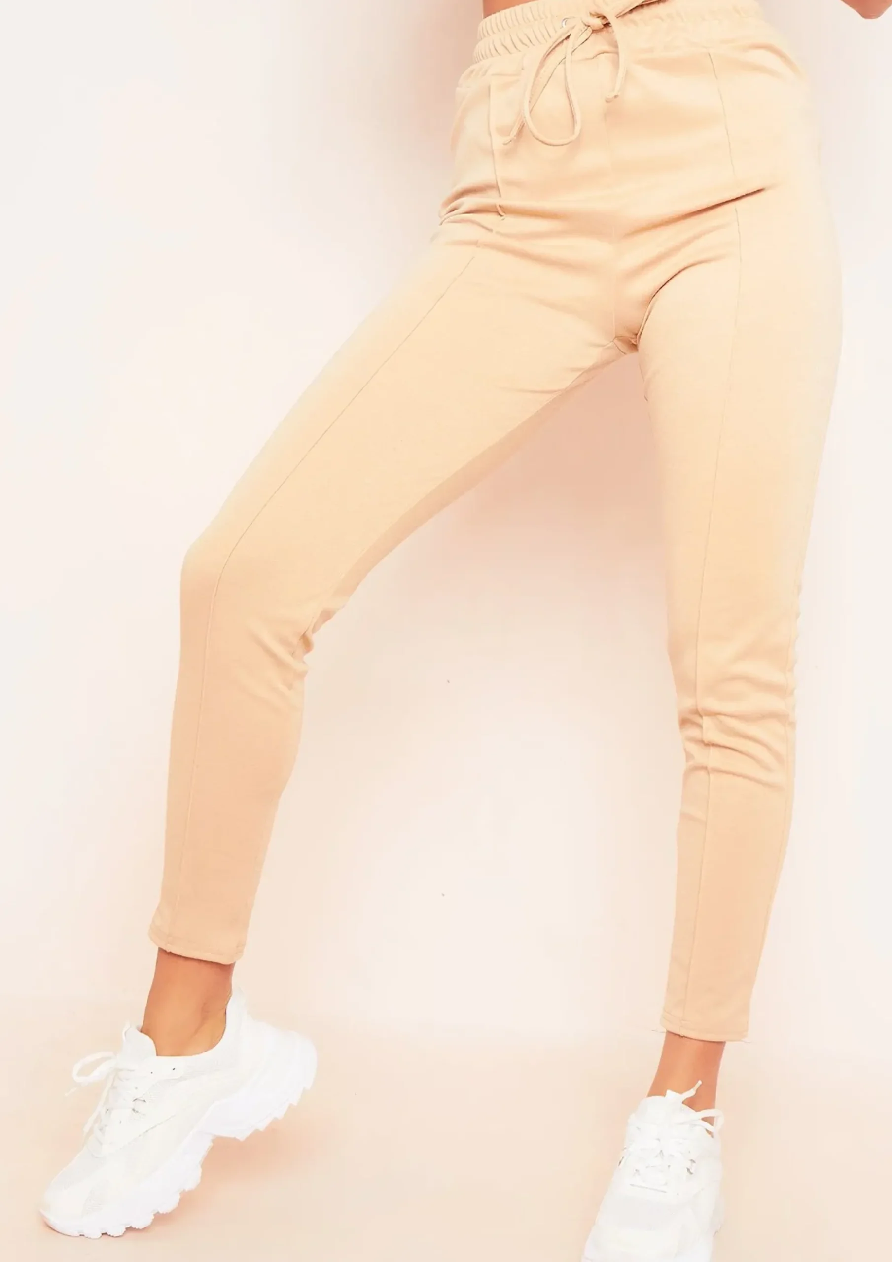 Discount Nala Beige Seam Detail Trousers Women Trousers