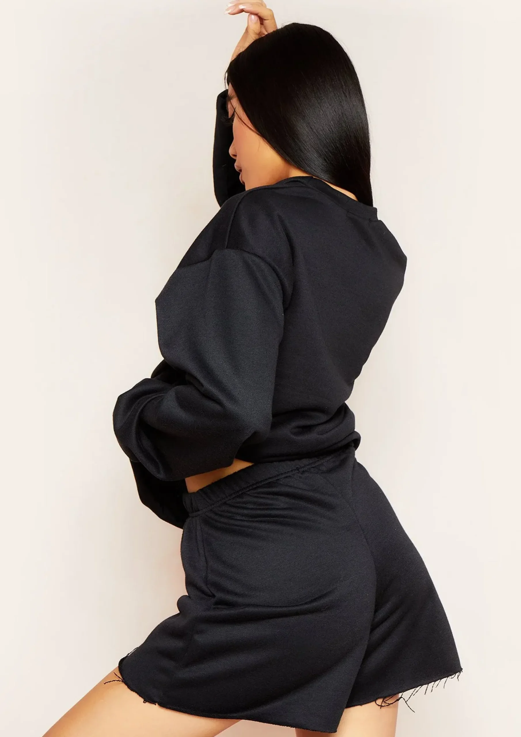Cheap Penny Black Oversized Sweatshirt Women Loungewear