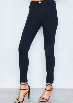 Penny Black Distressed Knee Skinny Jeans^Missy Empire Clearance