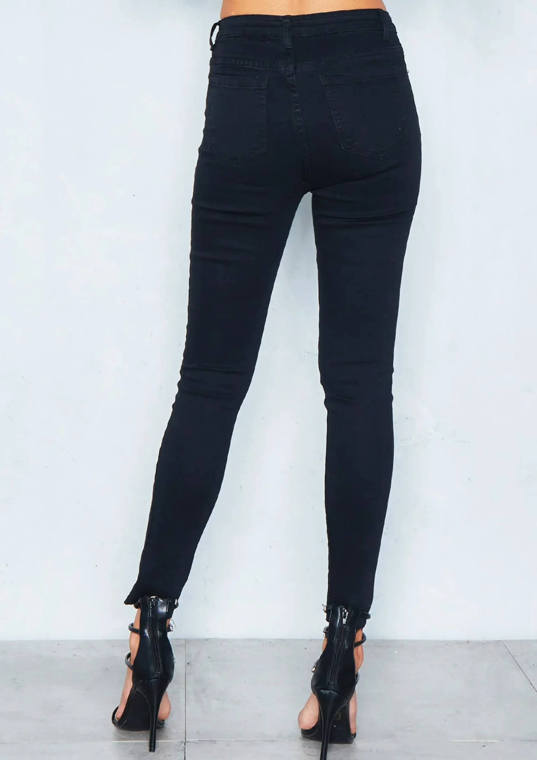 Penny Black Distressed Knee Skinny Jeans^Missy Empire Clearance
