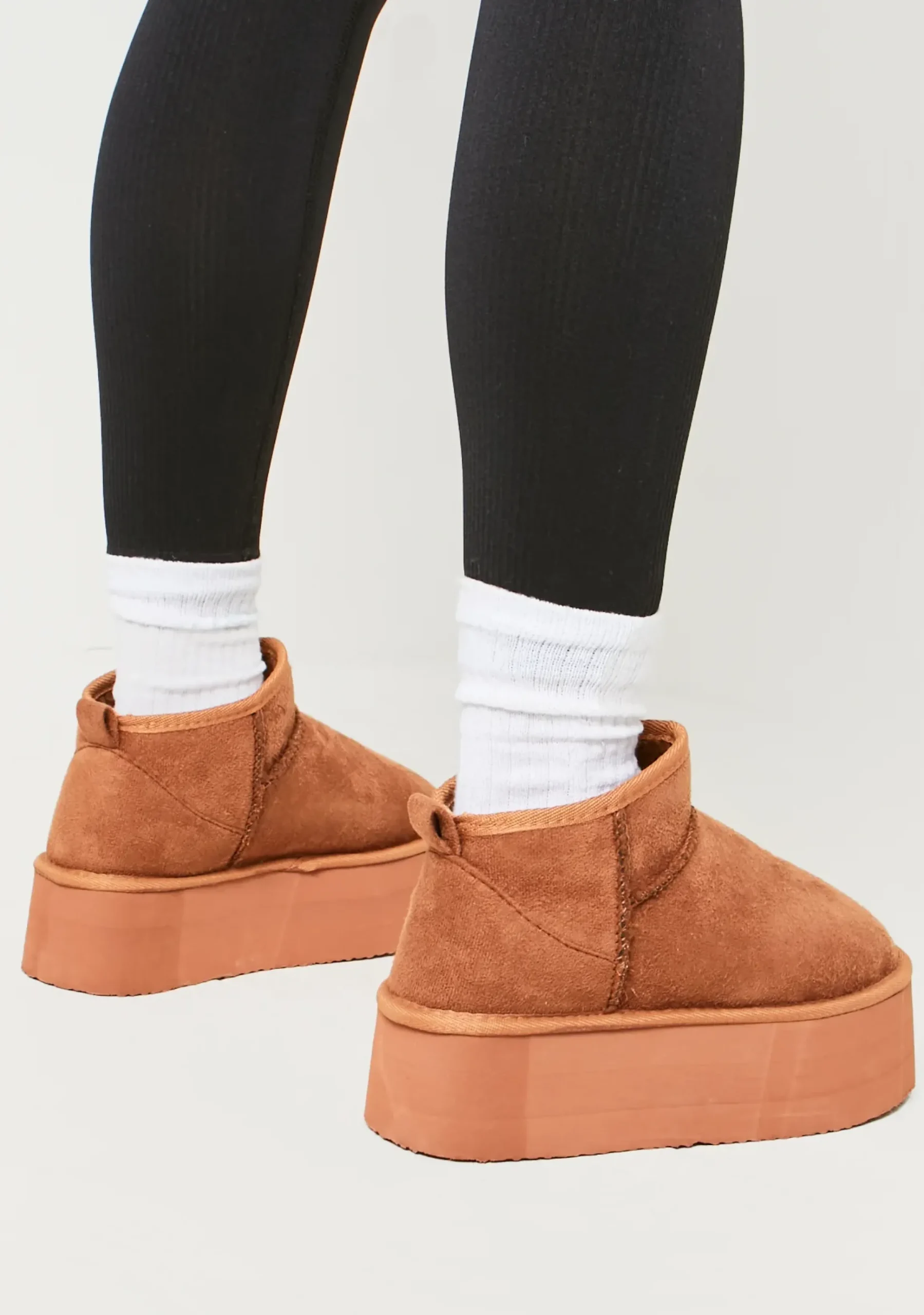 Outlet Phoebe Chestnut Platform Ankle Boots Women Boots