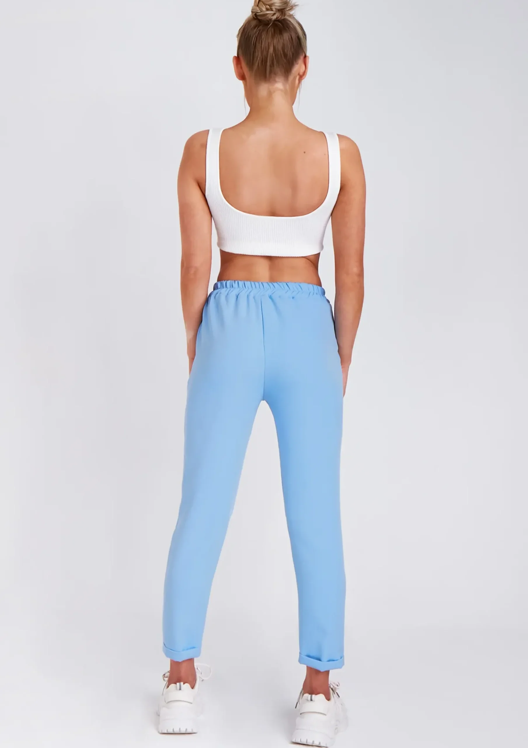 Flash Sale Rachel Blue Tailored Straight Leg Trouser Women Trousers