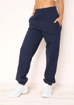 Shop Rebecca Navy Casual Joggers Women Loungewear