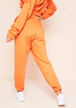 Hot Rebecca Orange Casual Joggers Women Loungewear