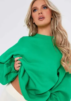 Best Sale Remi Green Chicago Oversized Sweatshirt Women Loungewear