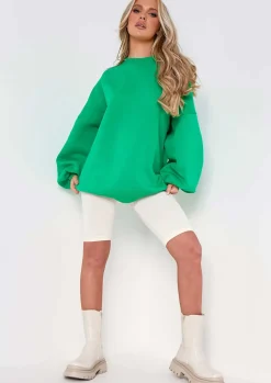 Best Sale Remi Green Chicago Oversized Sweatshirt Women Loungewear