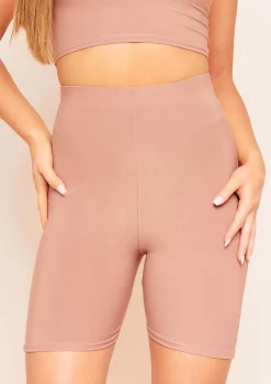 Flash Sale Ruth Mocha Slinky Cycle Shorts Women Shorts